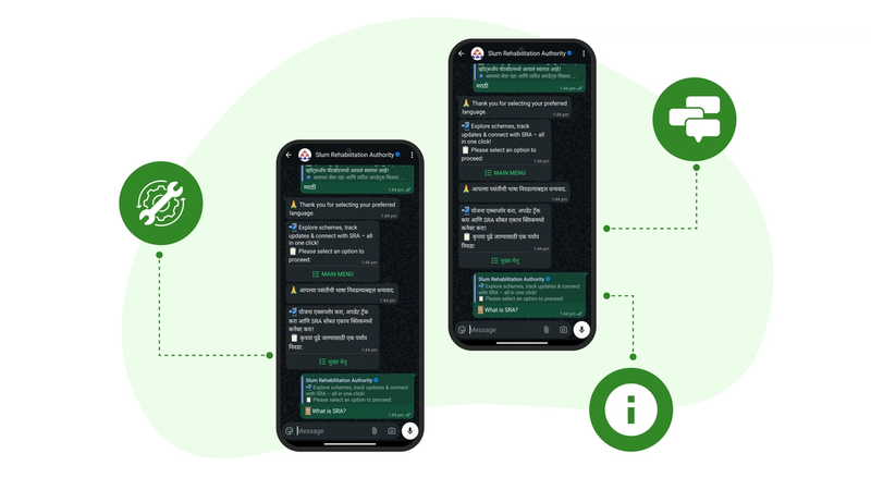 SRA Brihanmumbai – WhatsApp-Based Citizen Information & Engagement System - WhatsApp Automation project by Accucia