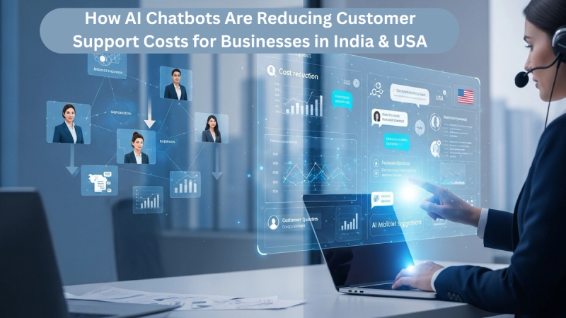 How AI Chatbots Are Reducing Customer Support Costs for Businesses in India & USA
