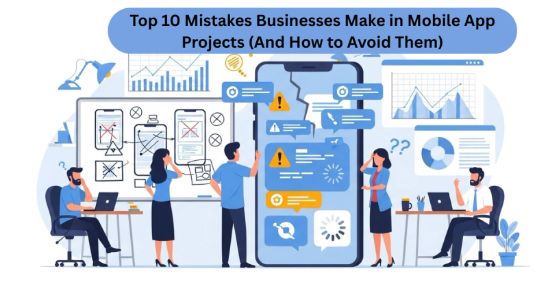 Top 10 Mistakes Businesses Make in Mobile App Projects (And How to Avoid Them)
