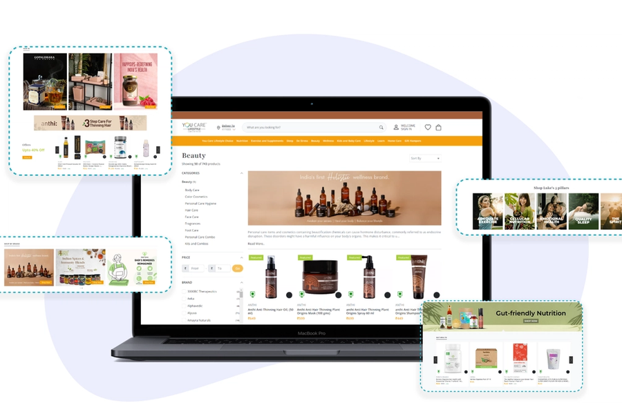 You Care Lifestyle - Holistic Wellness E-Commerce Platform showcase