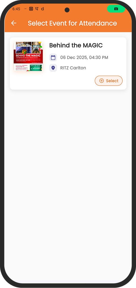 EO Pune Mobile App Screenshot 1