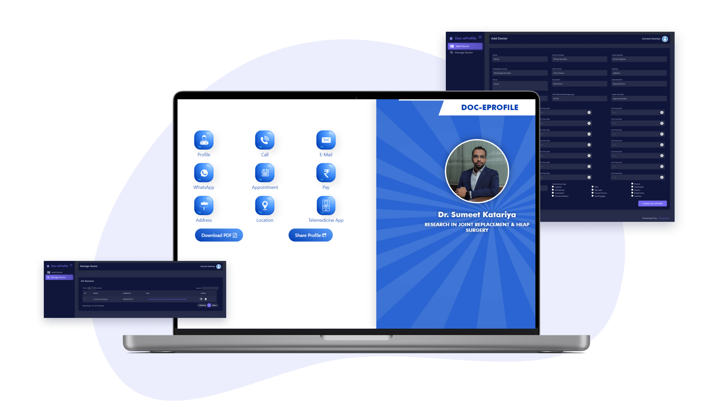 Medical Representative Dashboard