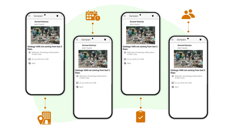 Surekhatai Kadam - Mayor AMC Citizen Engagement App - Mobile App Development project by Accucia