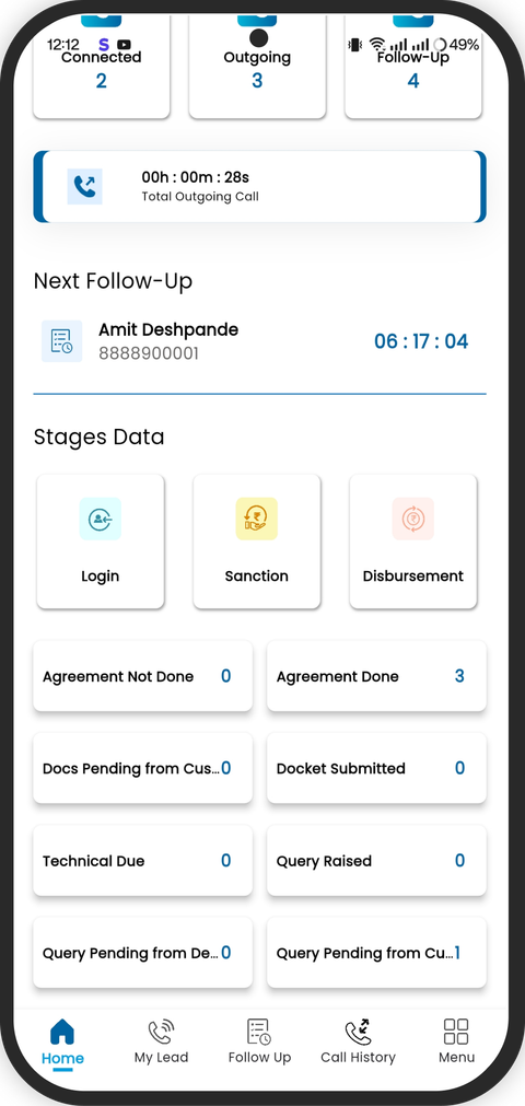 Sellon Finserv Mobile App Screenshot 2