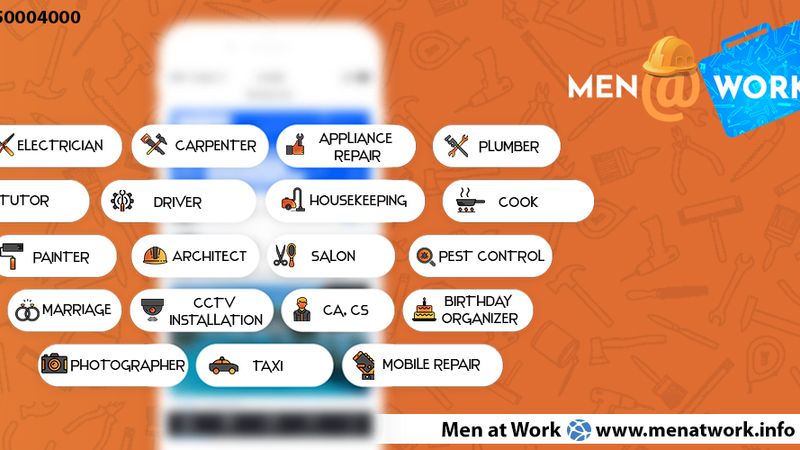Men at Work - On-Demand Local Services Marketplace - Mobile App Development project by Accucia