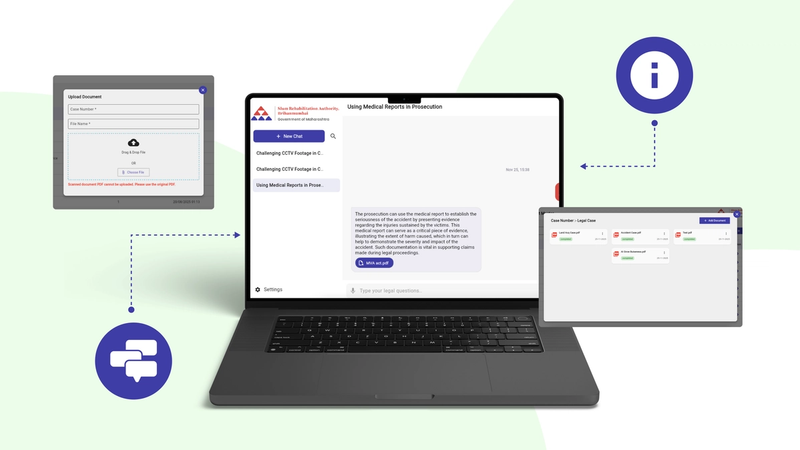 Government Legal Department - AI-Powered Case File Search System - AI Development & Automation project by Accucia