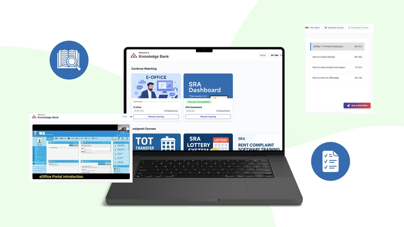 SRA Mitra - AI-Powered Employee Training Platform - AI Development & Automation project by Accucia