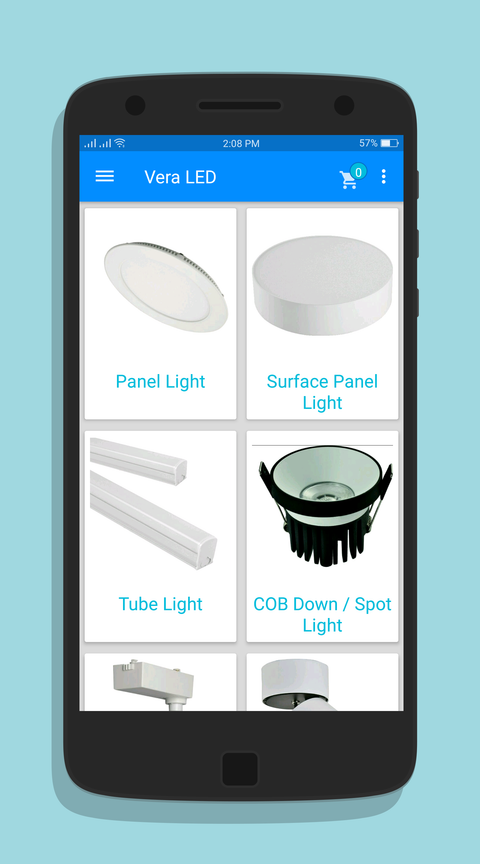Vera LED E-Commerce App Screenshot 1