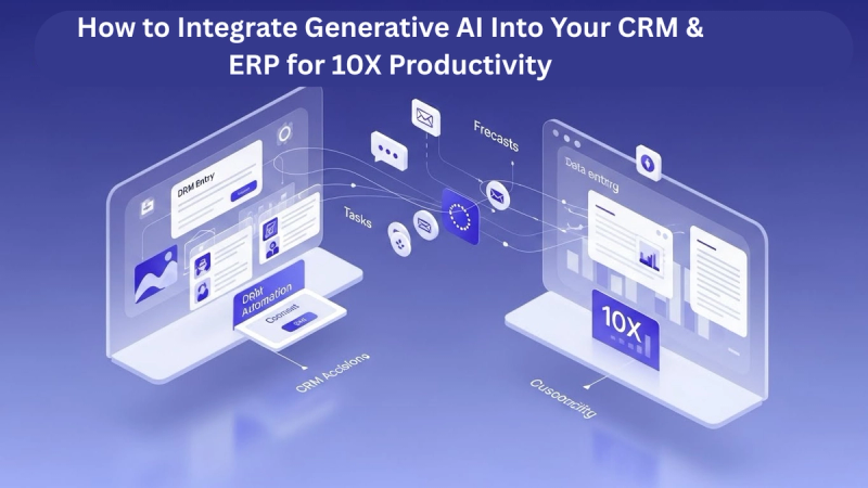How to Integrate Generative AI Into Your CRM & ERP for 10X Productivity