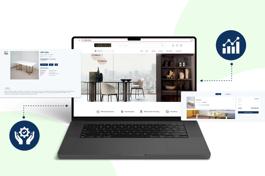 Abora Decor - Premium Furniture E-Commerce Platform showcase