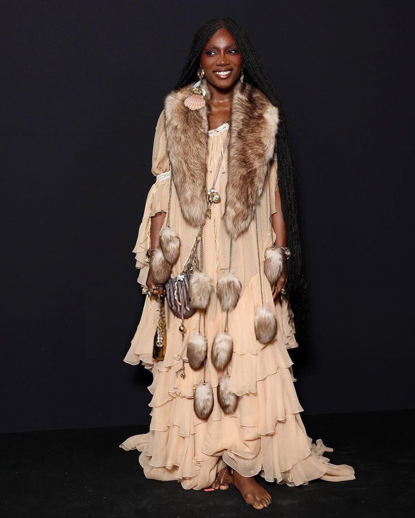 doechii paris fashion week 2025 schiaparelli
