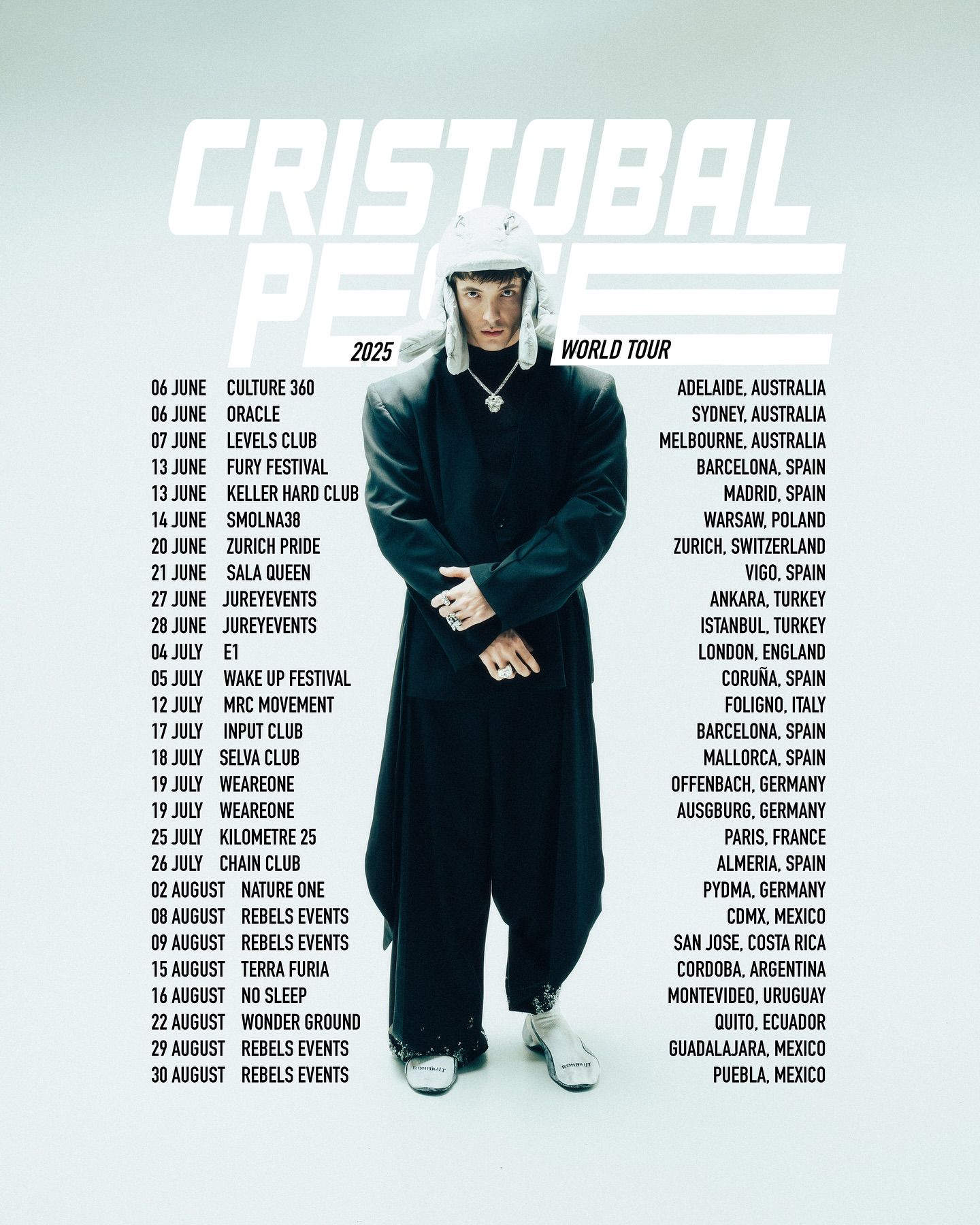 cristobal pesce world tour hard techno