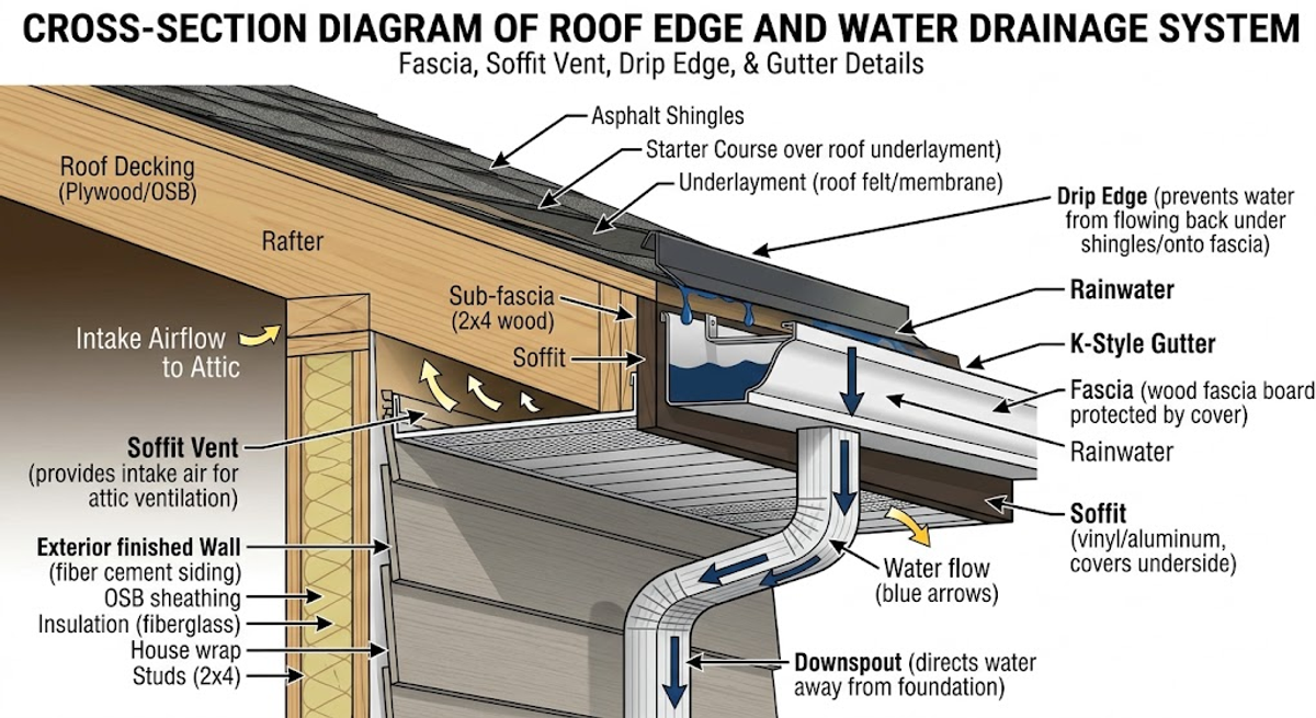 Protecting Your Roof Edge from Termites and Moisture Rot inspection detail