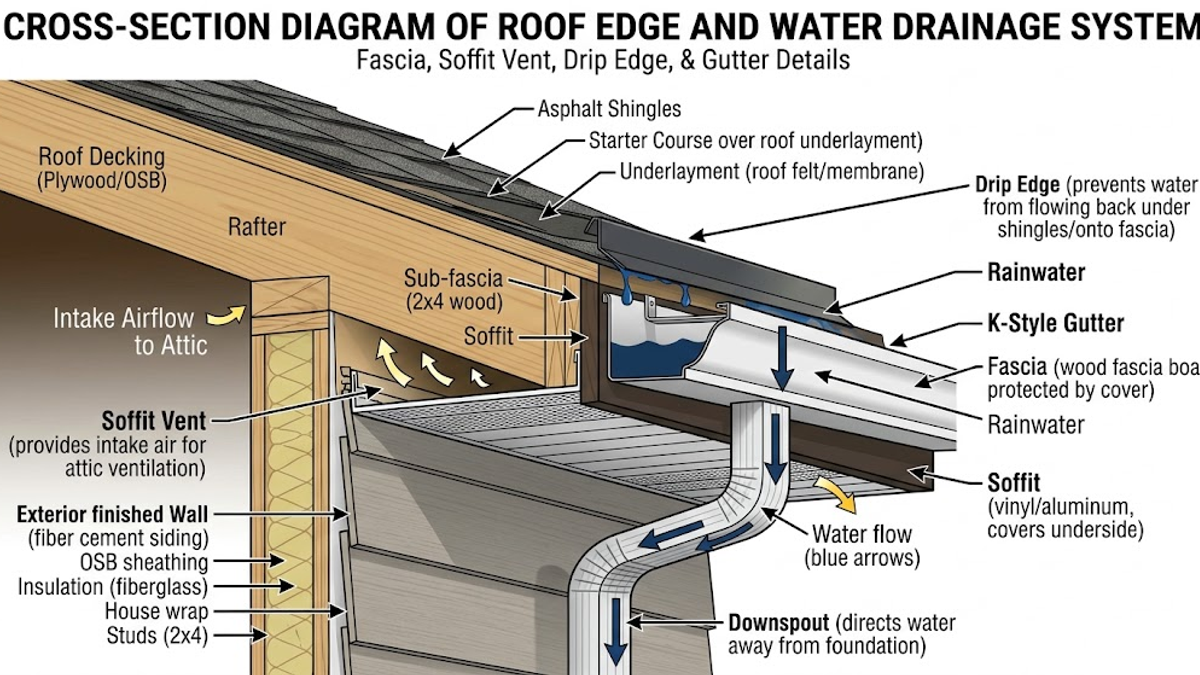 Protecting Your Roof Edge from Termites and Moisture Rot inspection detail