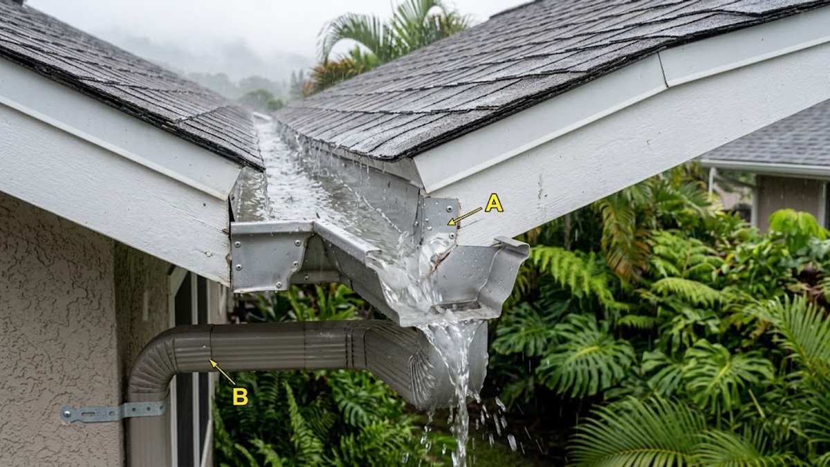 Managing Heavy Rain Runoff with Seamless Aluminum Gutters