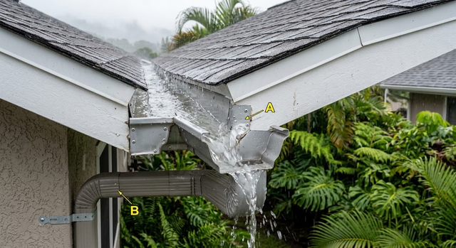 Managing Heavy Rain Runoff with Seamless Aluminum Gutters
