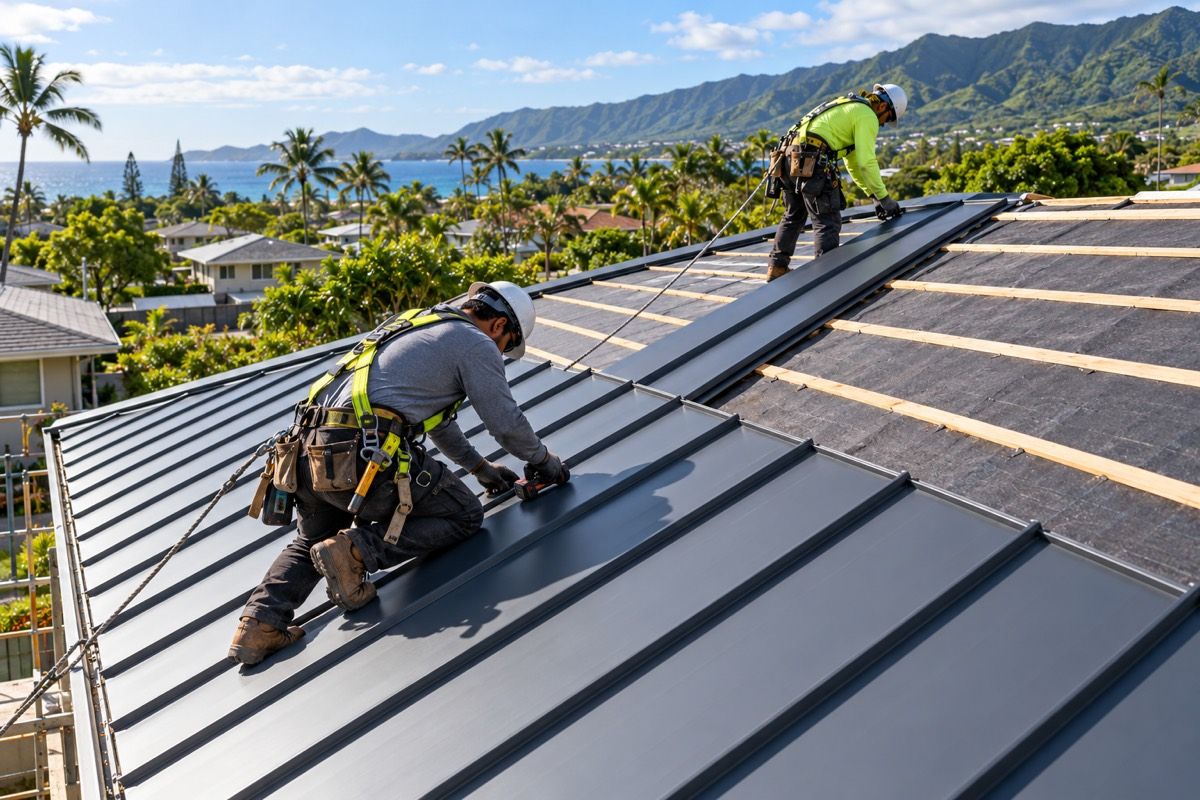 Installing Metal Roofing in Hawaii: A Guide for Oahu Property Owners