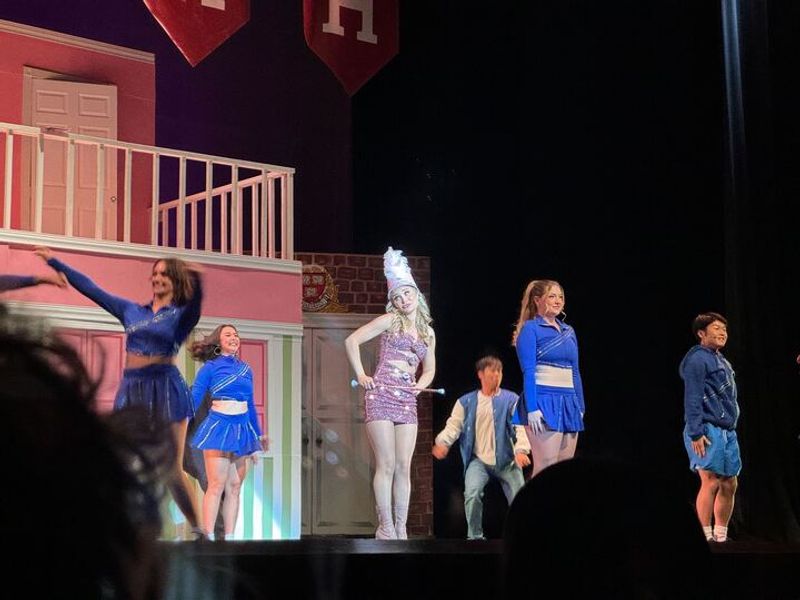Legally Blonde cast performing at Memorial Auditorium