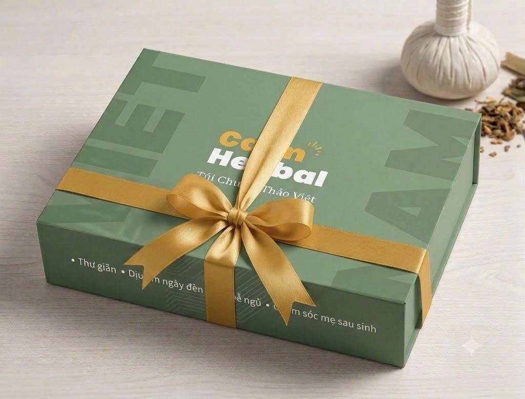 Gia công OEM túi chườm thảo dược thương hiệu riêng cho Spa