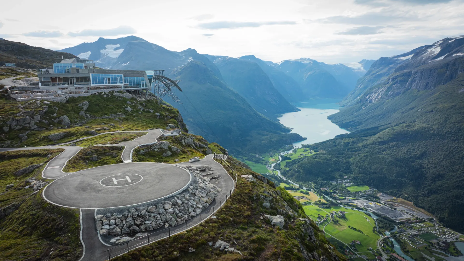 Loen Skylift, drone shot by Miranda Carnessale