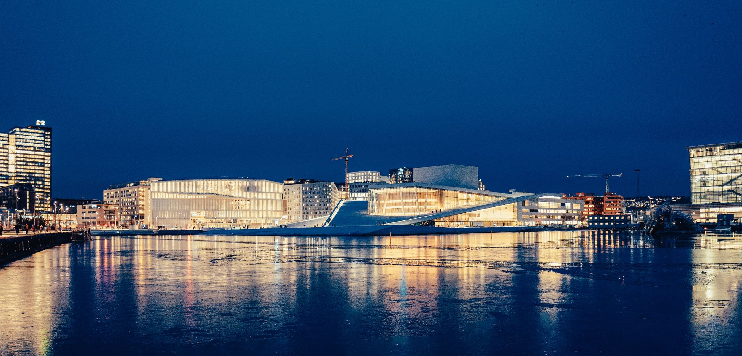 Oslo Opera House by Night