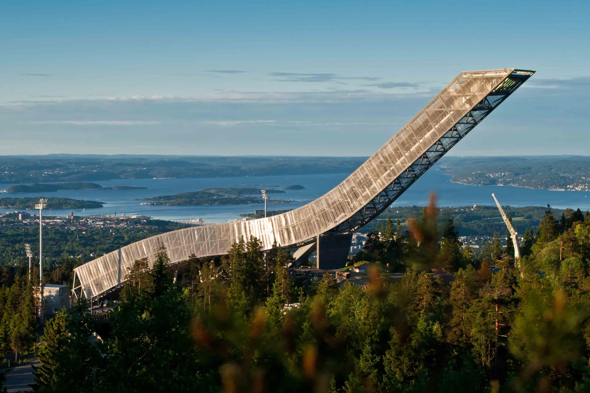 View from Holmenkollen ski jump