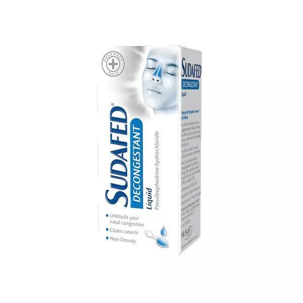 Sudafed Decongestant Liquid