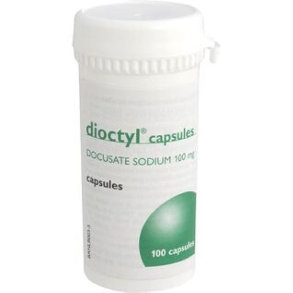 Docusate (Dioctyl) 100mg Capsules