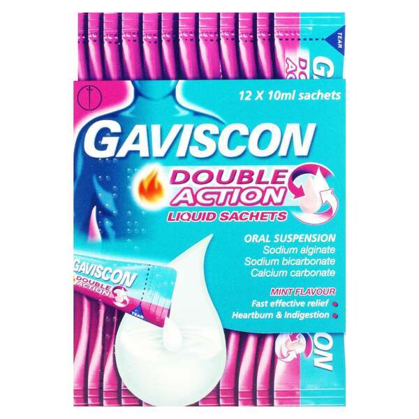 Gaviscon Double Action Liquid Sachets