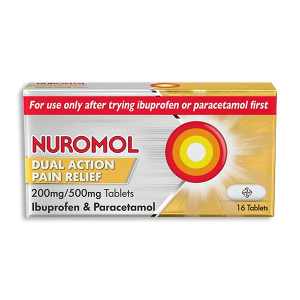 Nuromol Dual Action Pain Relief Tablets