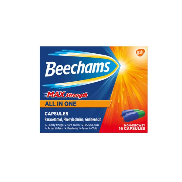 Beechams Max Strength All In One Capsules