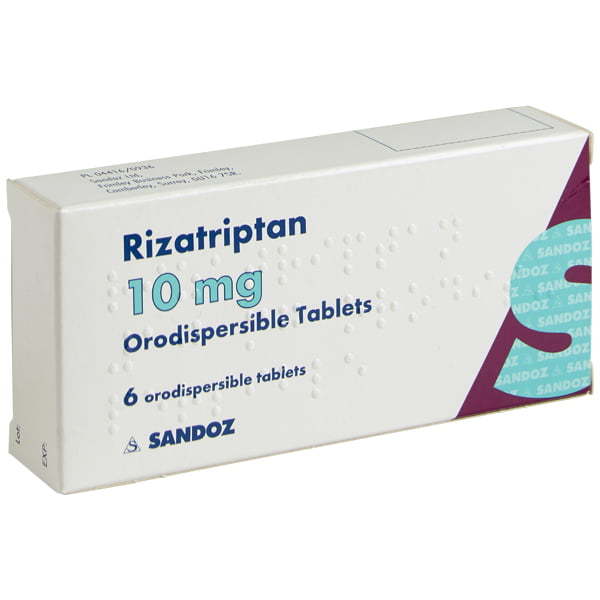 Rizatriptan 10mg Orodispersible Tablets