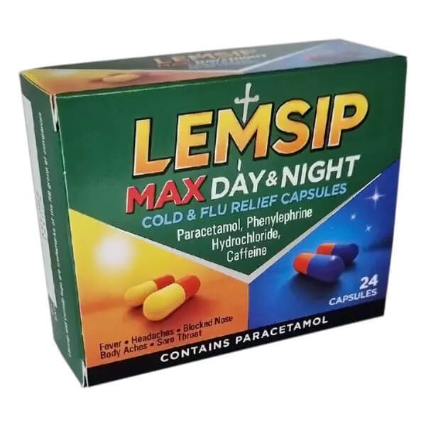 Lemsip Max Day & Night Cold & Flu Relief Capsules