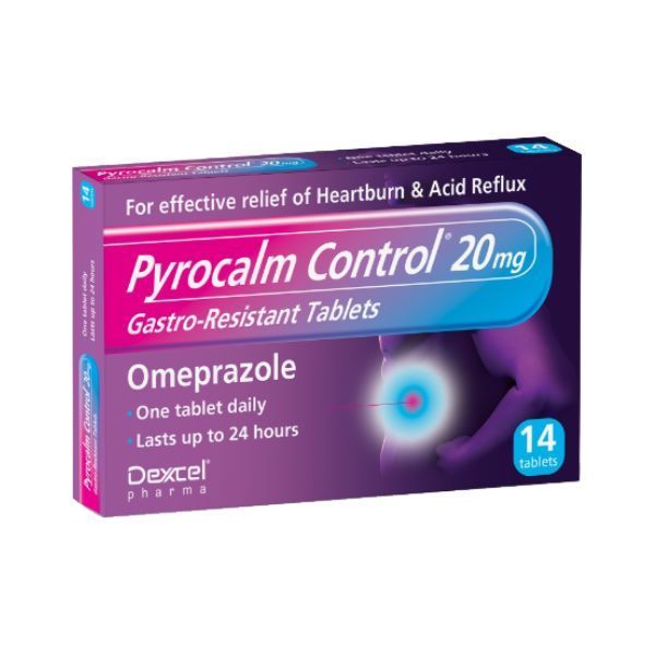 Pyrocalm Control 20mg Gastro-Resistant Tablets