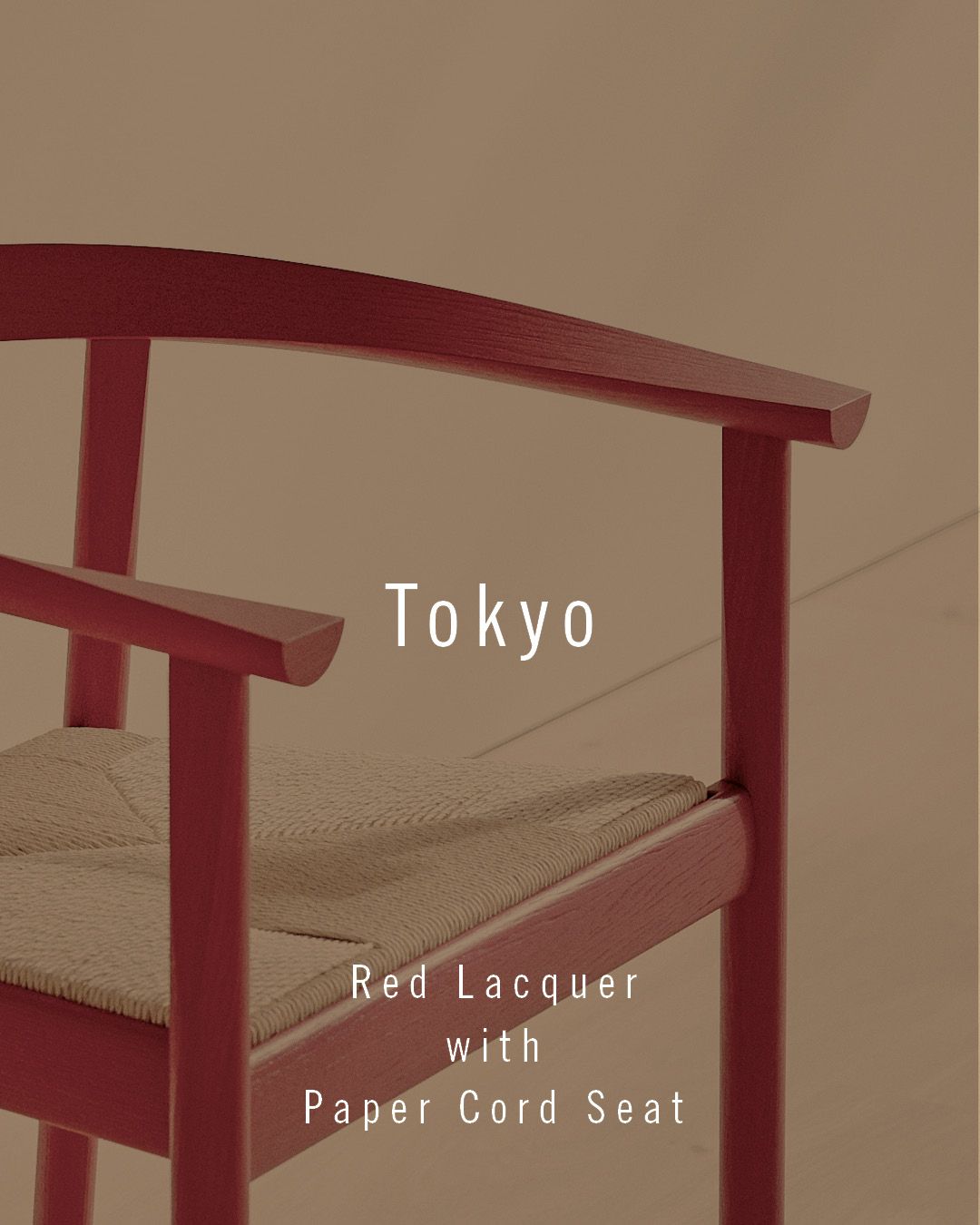 Tokyo chair paper cord seat