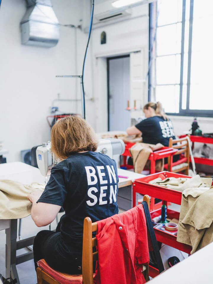 bensen-craftsmanship-making of collar