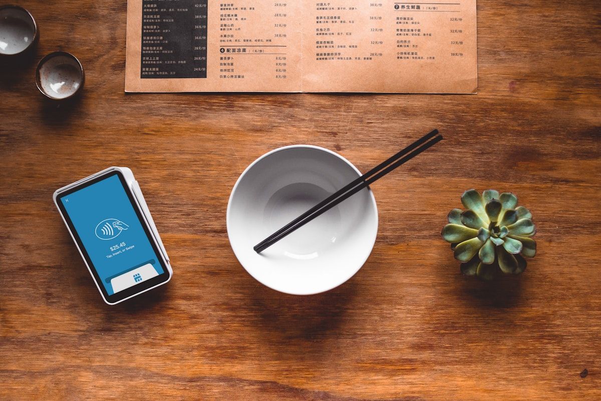 Secure digital payment processing on laptop