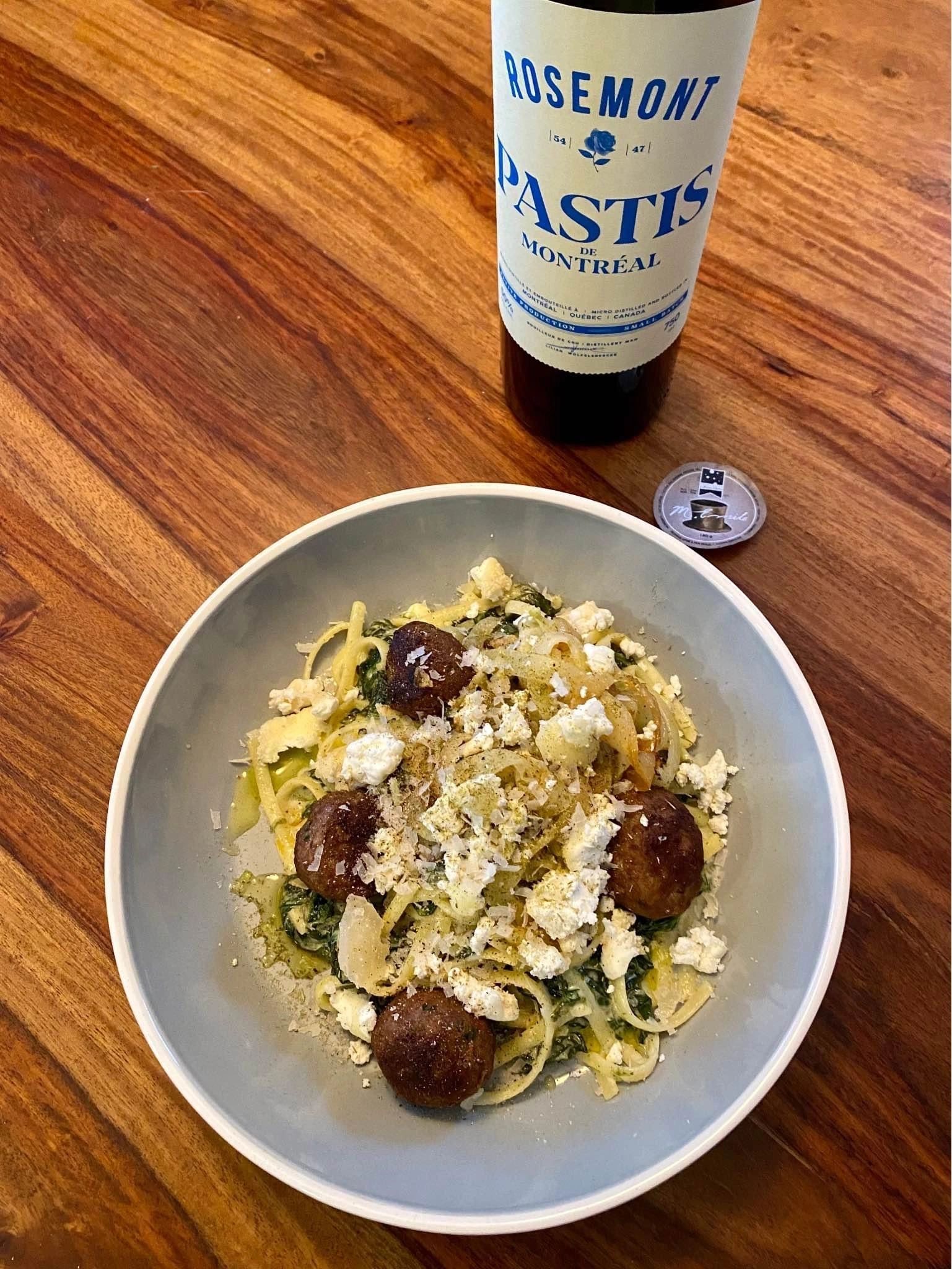 Mr Émile et son chevreuil italien : boulettes au fenouil et pastis