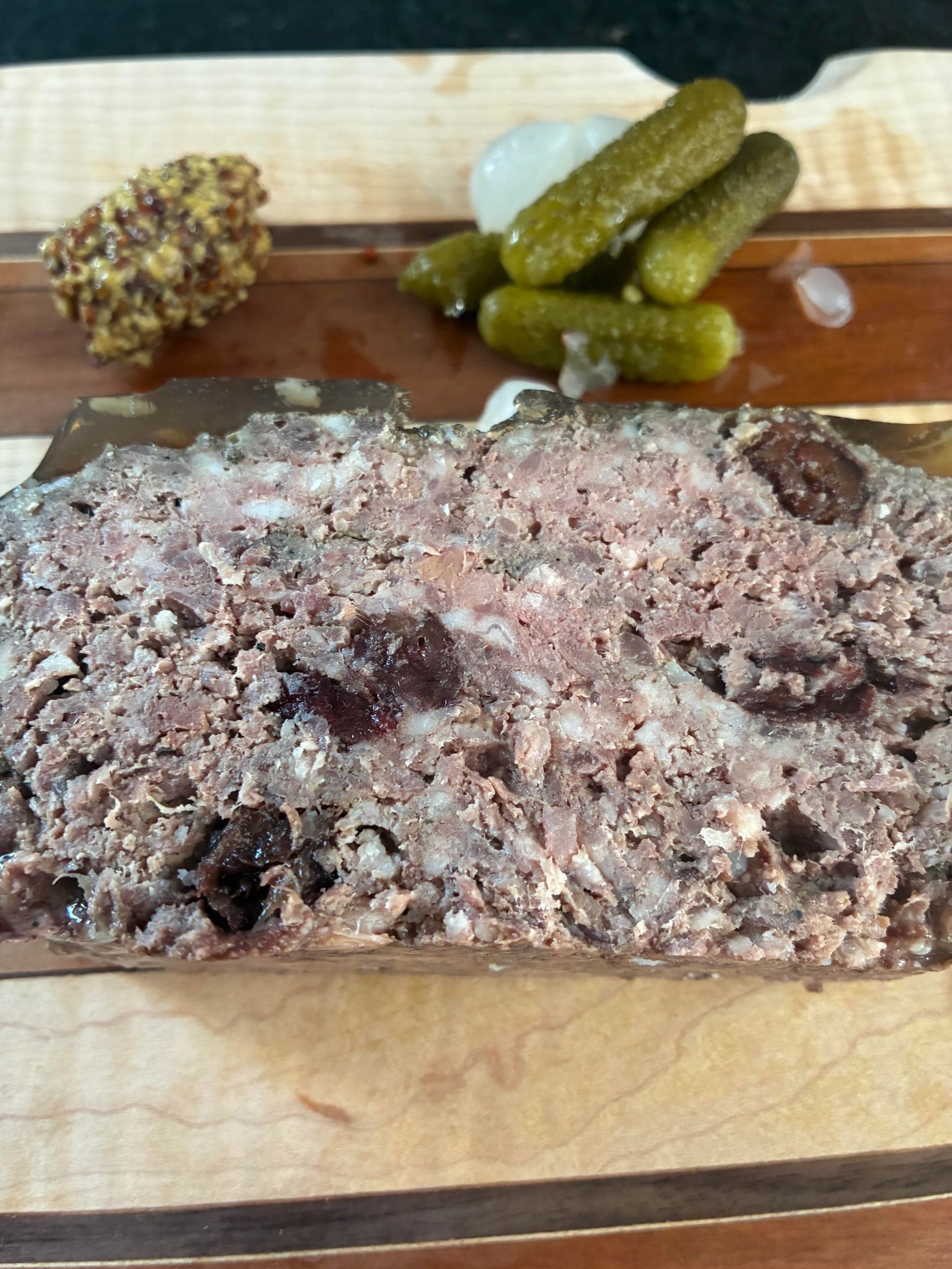 Terrine d'ours noir et canard au whisky Franklin