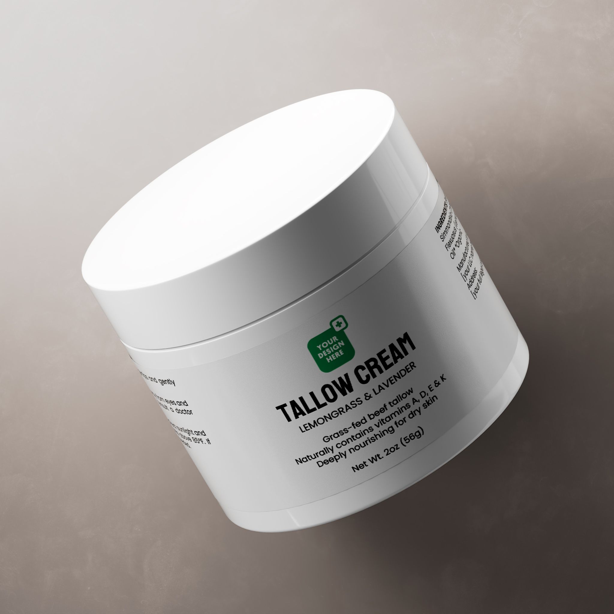 Tallow Cream Lemongrass & Lavender