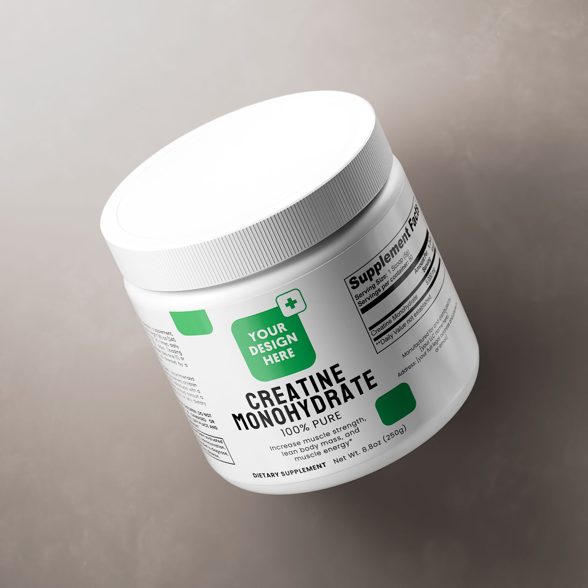 Creatine Monohydrate, powder format