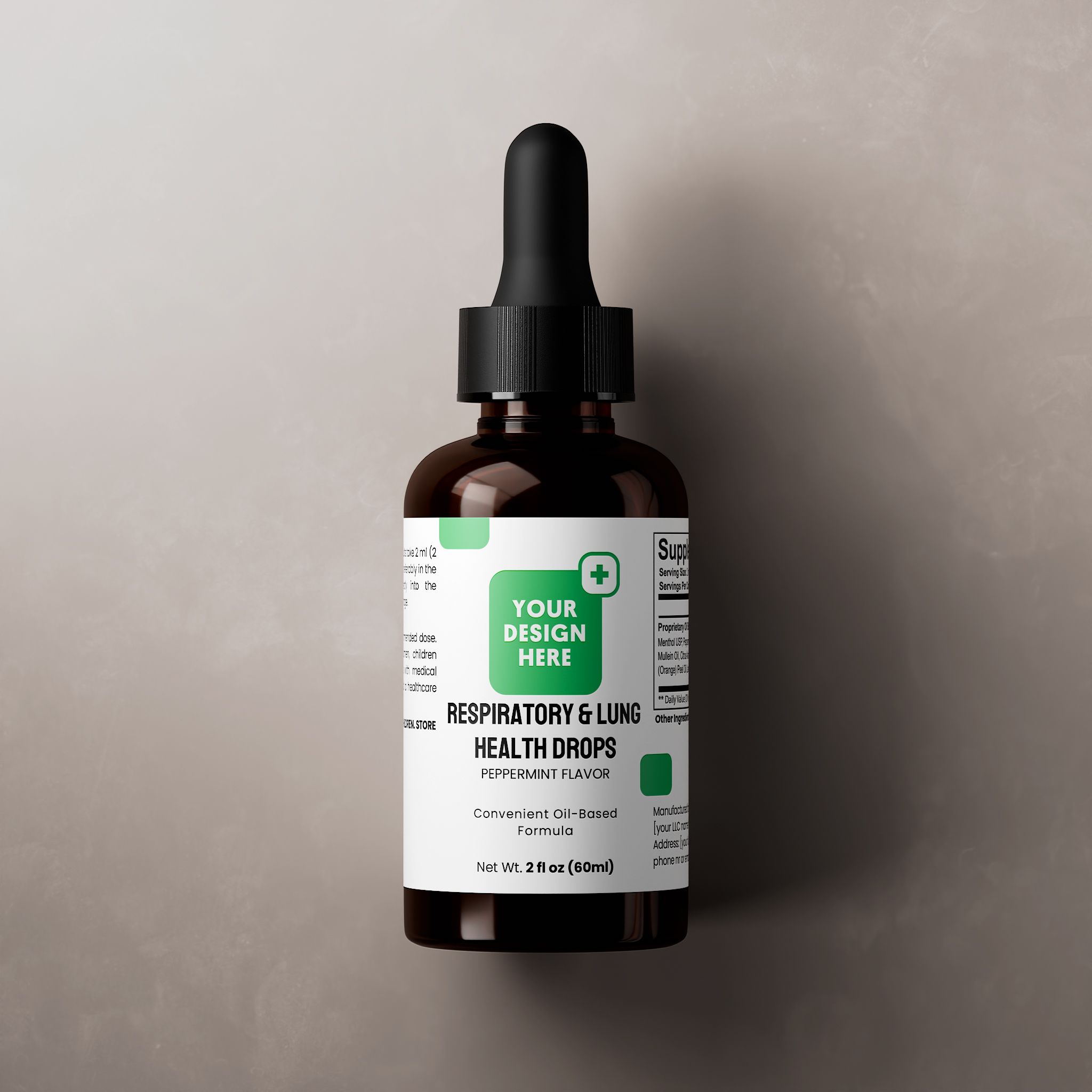 Respiratory & Lung Health Drops, liquid format