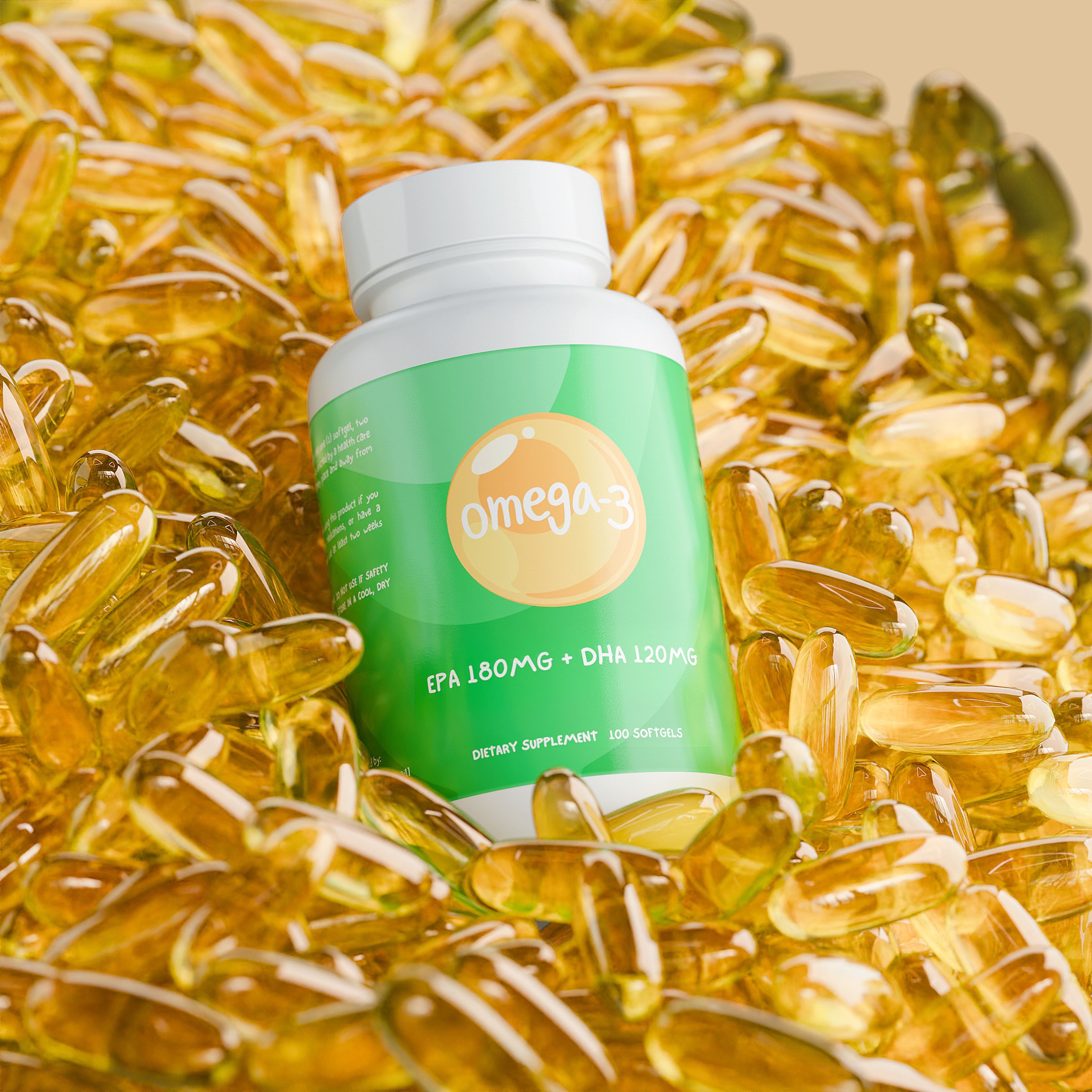 Omega-3 EPA 180mg + DHA 120mg