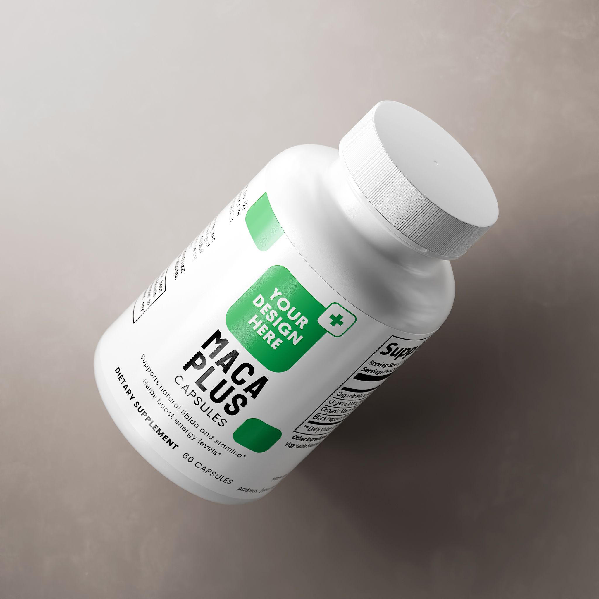 Maca Plus (3-Color), capsule format