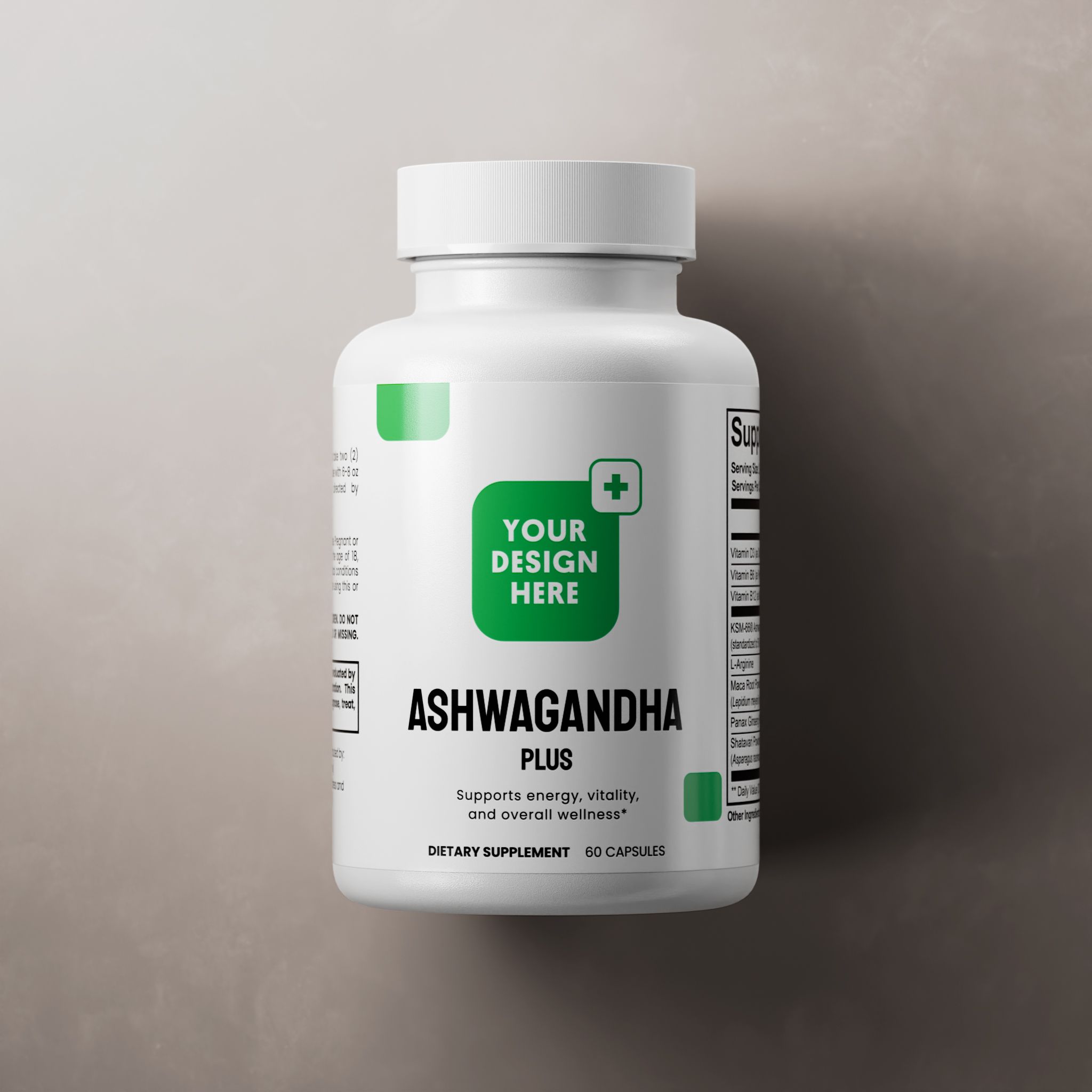 Ashwagandha Plus (KSM-66), capsule format