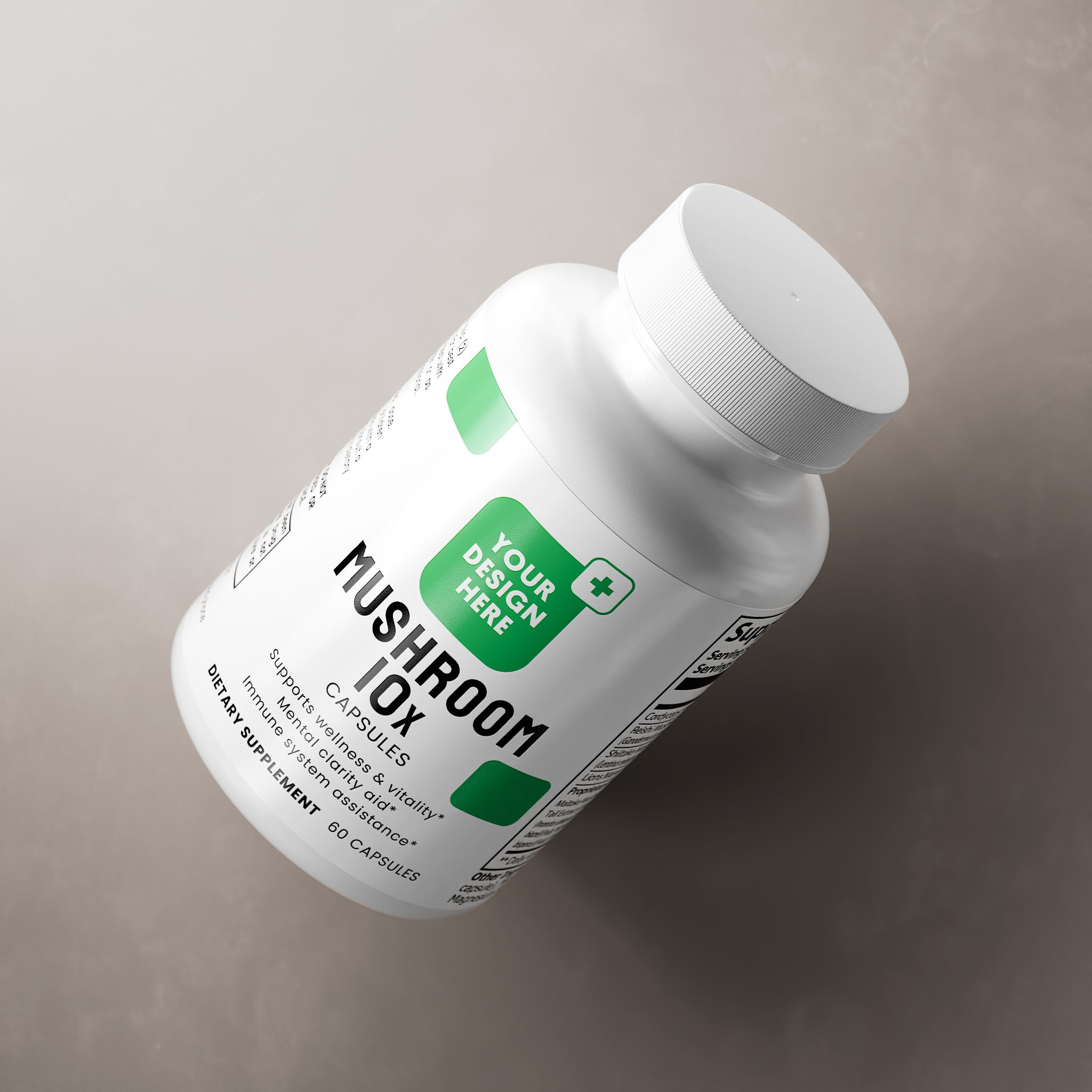 Mushroom Complex 10X, capsule format