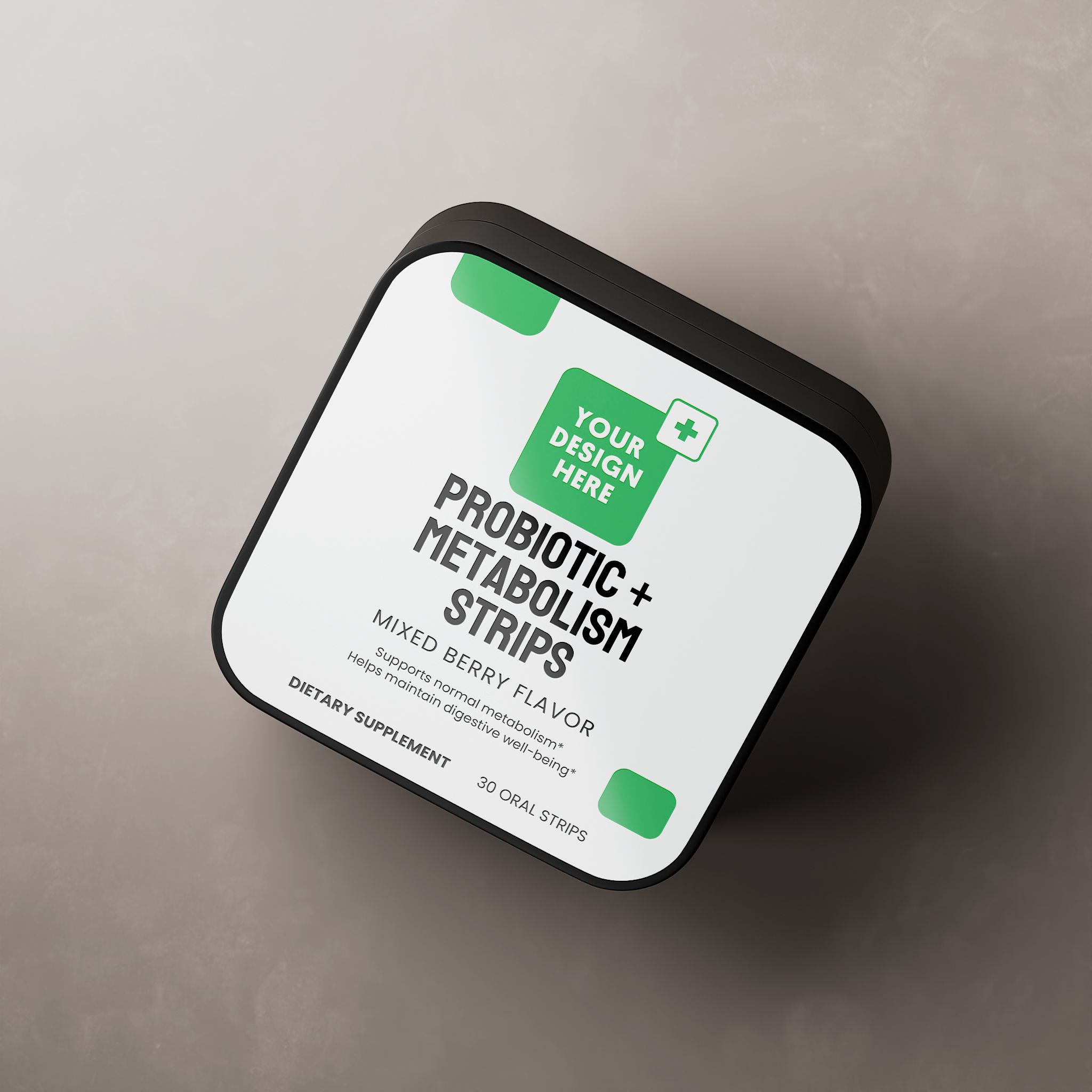 Probiotic + Metabolism Strips, strip format