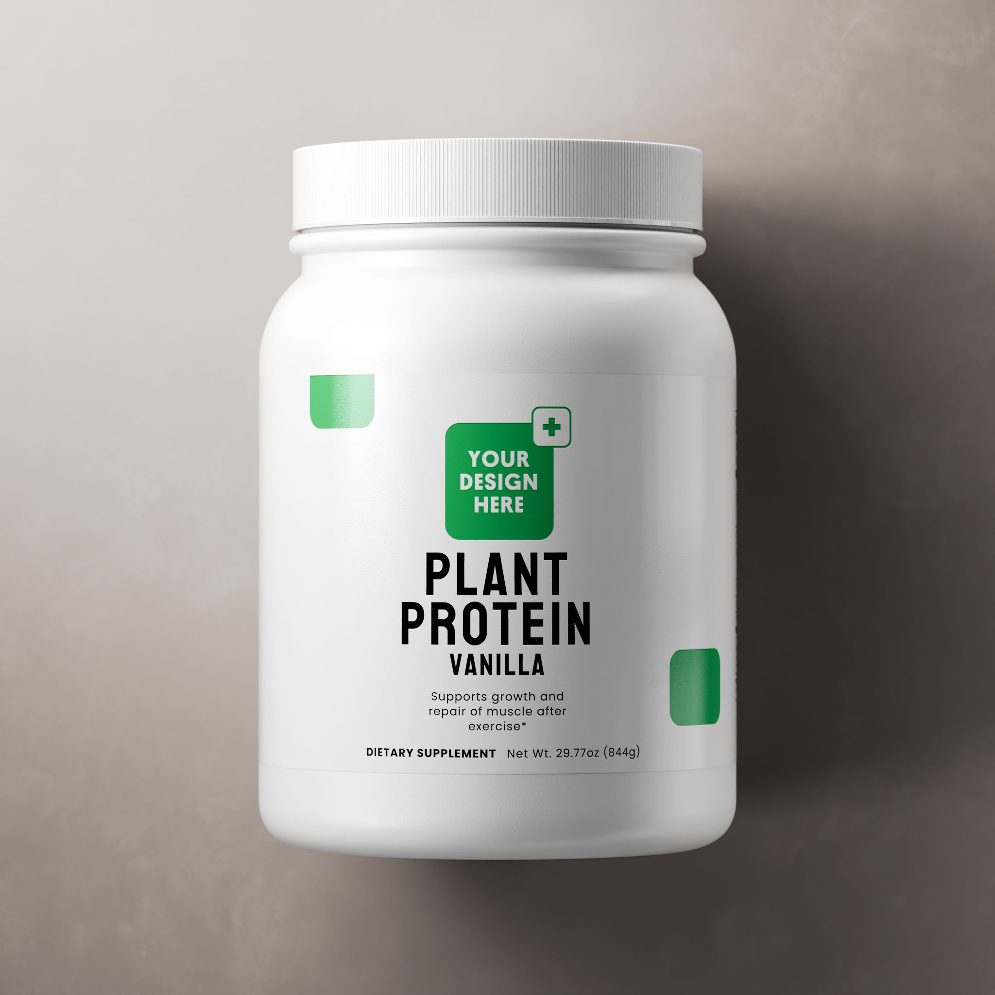 Plant Protein (Vanilla), powder format