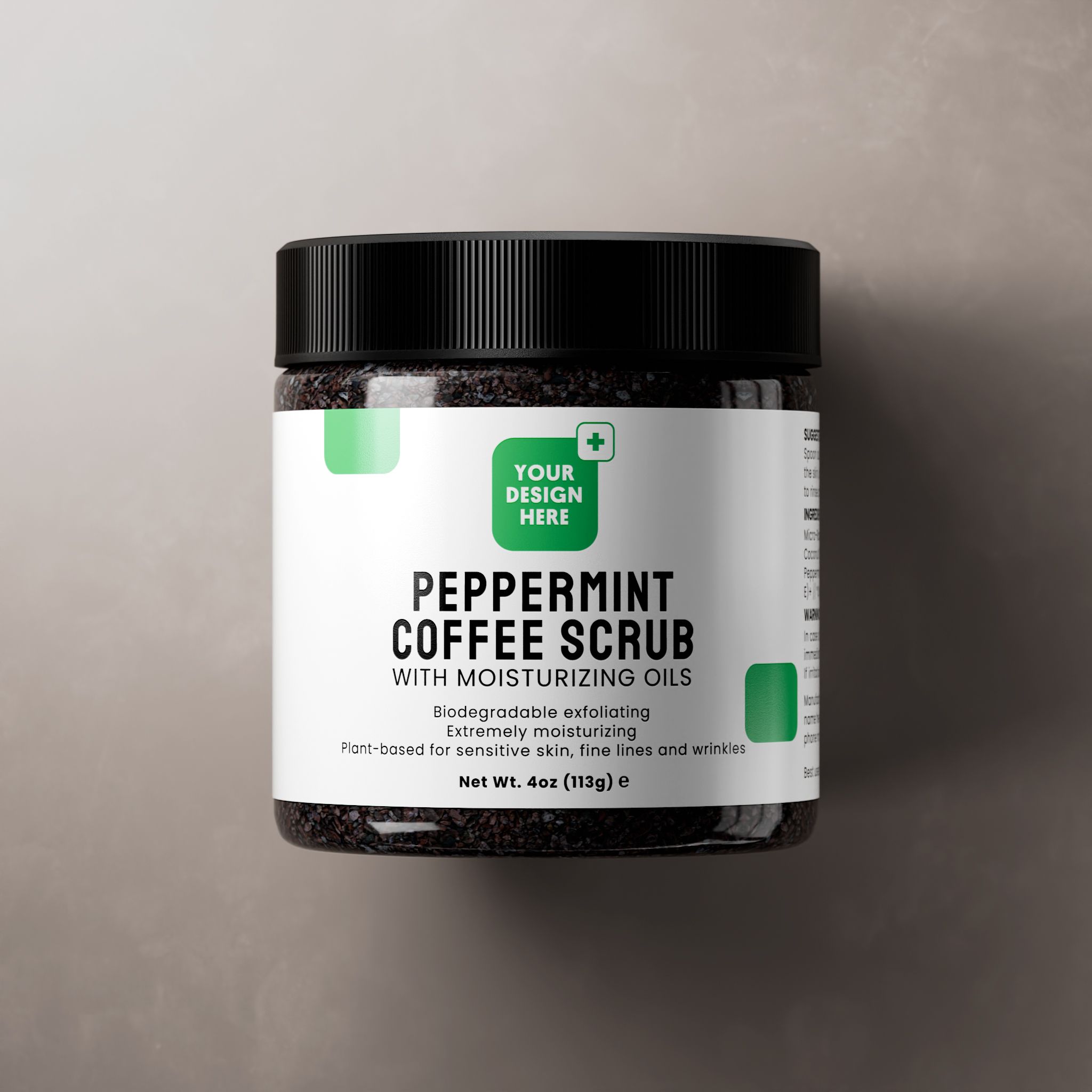 Peppermint Coffee Scrub