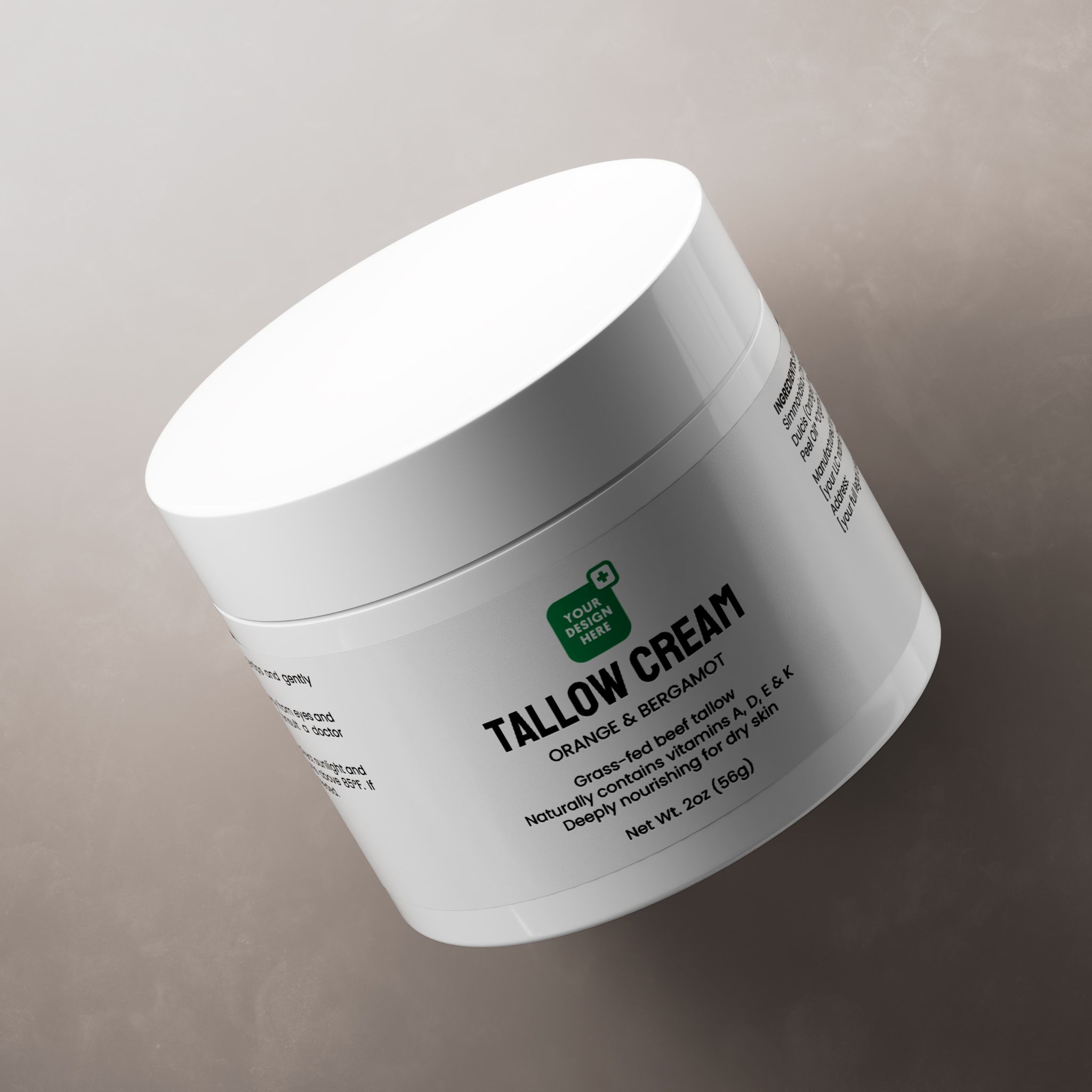 Tallow Cream Orange & Bergamot